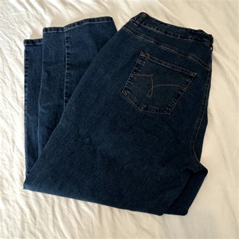 Just My Size Jeans Womens 20w Short Blue Denim Classic Stretch Jms Ebay