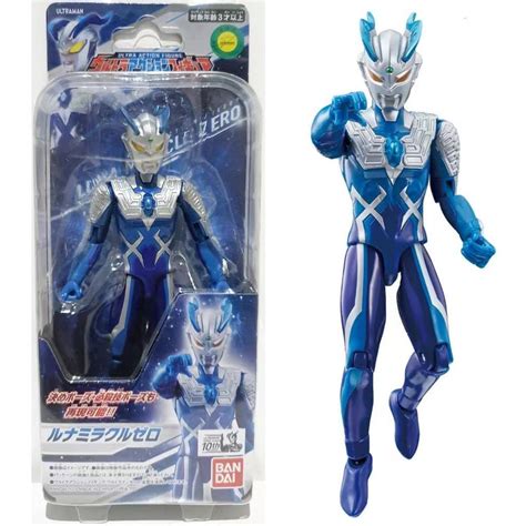 Original Bandai 15cm Ultraman Luna Miracle Zero Strong Corona Figures