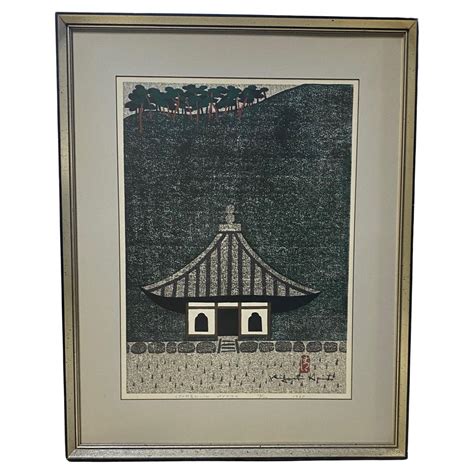 Clifton Karhu Signed Limited Edition Japanese Woodblock Print Teramachi