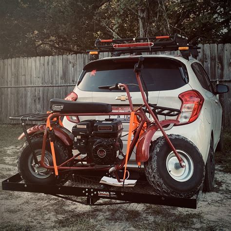 My ‘19 Spark with hitch mounted cargo rack, roof rack and led lights. It’s my “Marshmallow Mule ...