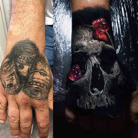 Hand Cover Up Tattoos For Males