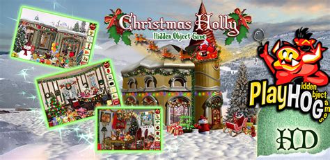 Playhog 7 Hidden Objects Games Free New Christmas Holly