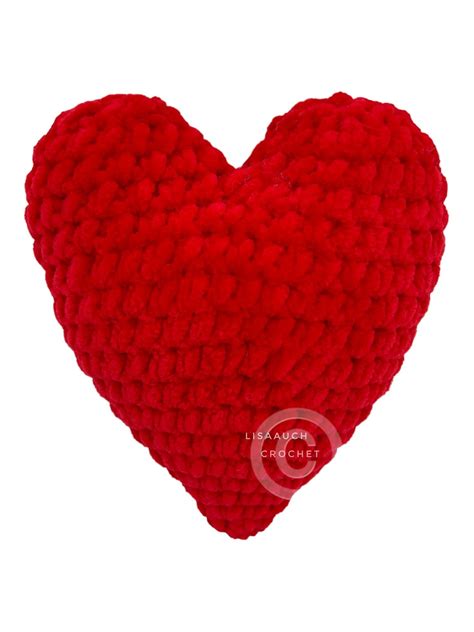 Easy Crochet Hearts Pattern Free 3 Sizes Free Crochet Patterns