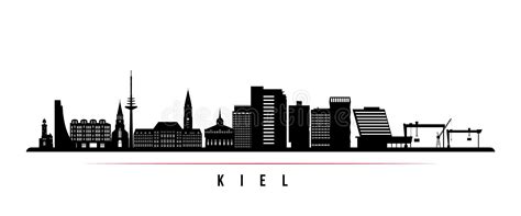 Kiel Skyline Silhouette Stock Vector Illustration Of Office 277124651