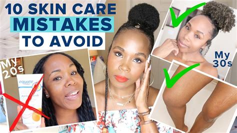 10 Skin Care Mistakes To Avoid In Your 20s And 30s Skin Care Tips That