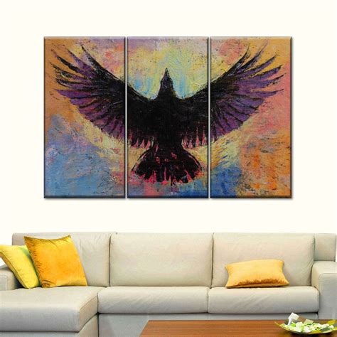 Crow Canvas Wall Art | ElephantStock