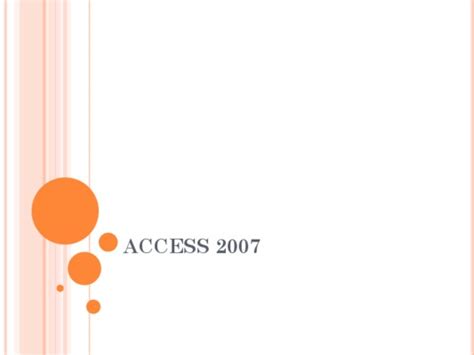 Sgbd Access Pdf Notice Manuel D Utilisation