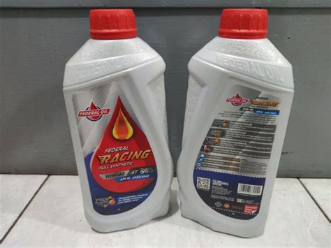 Federal Racing Full Synthetic 10w40 4T 1 Liter Lazada Indonesia