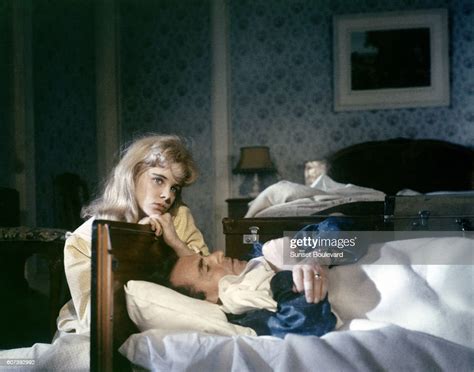 American actress Sue Lyon on the set of his movie Lolita, based on ...