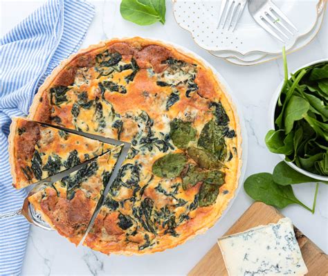 Quiche Spinazie En Gorgonzola Vegetarisch Eef Kookt Zo