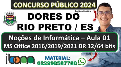 Ms Office Br Bits Concurso Prefeitura Municipal De