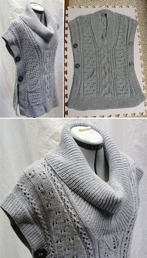 Tabard Vest Free Pattern Knit Vest Pattern Sweater Knitting Patterns Knitting Inspiration