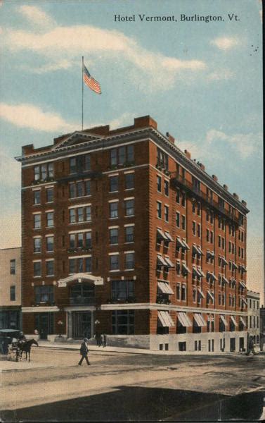 Hotel Vermont Burlington, VT Postcard