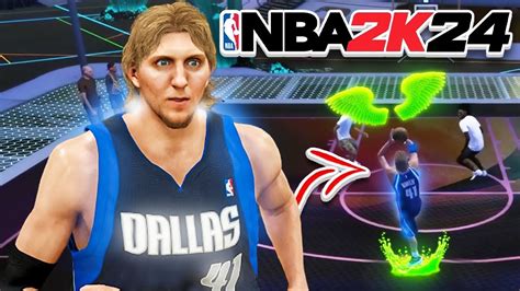 This DIRK NOWITZKI BUILD Is The BEST SHOOTING BIG MAN In NBA 2K24 YouTube