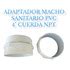 Adaptador Macho En Pvc Sanitario De Norma Cuerda Npt Tuber A Y