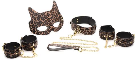 Master Series Leopard Print Bondage Set Catuse Preturi