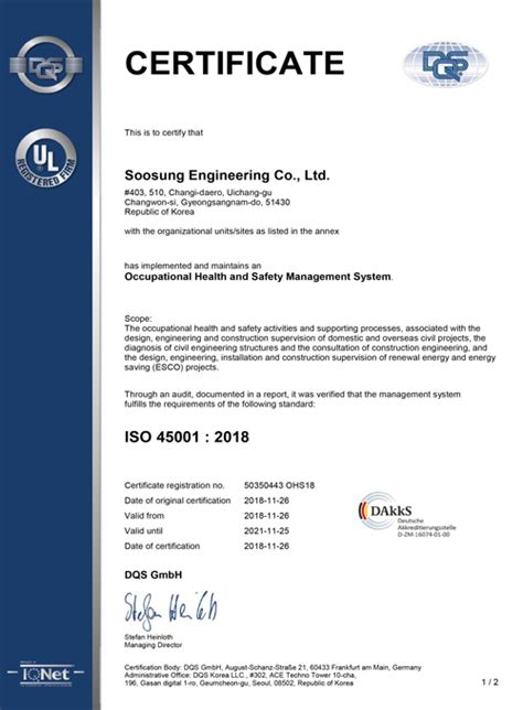 Technical Development Quality Management SOOSUNG ENGNEERING