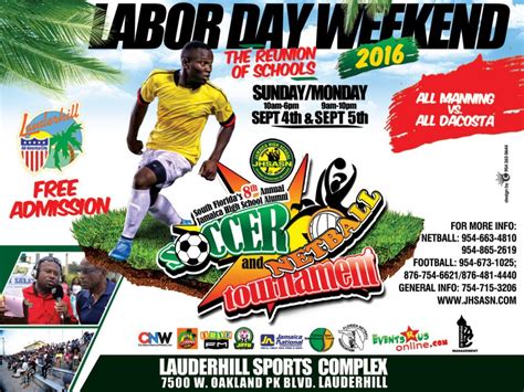 Jamaica High School Alumni Soccer Tournament this Weekend - CNW Network