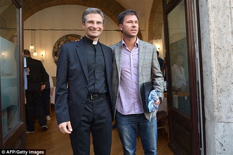 Gay Priest Father Krzysztof Charamsa Fired By The Vatican Denies There S A Gay Lobby Daily