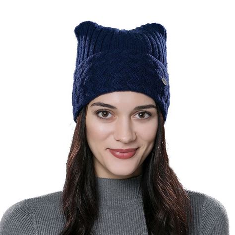 Womens Autumn Knit Wool Hat URSFUR Textile Apparel Other Textile