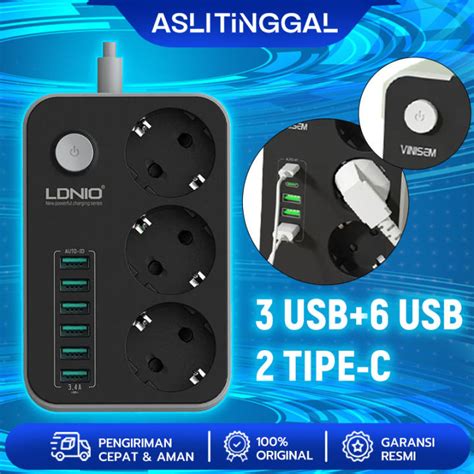 Stop Kontak Colokan Power Lubang Socket Multifungsi Usb Port