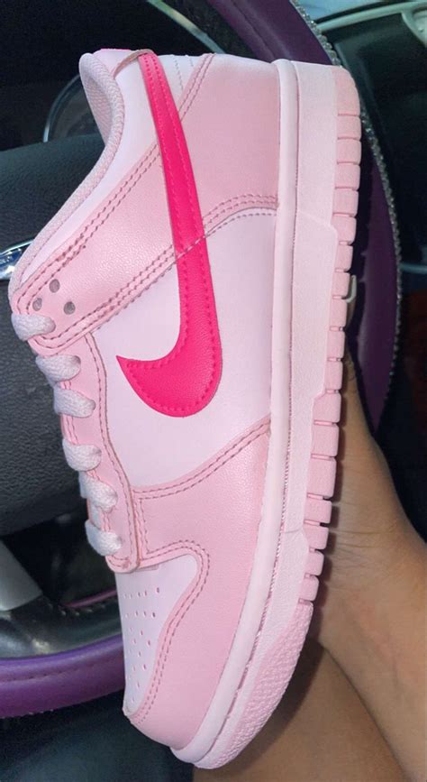 Nike Barbie Dunks Pink Nike Shoes Nike Shoes Girls Preppy Shoes