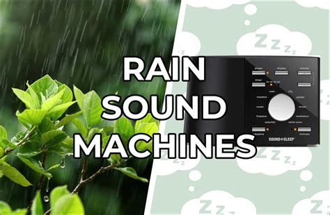 Best Rain Sound Machine For Sleeping Acoustic Nature