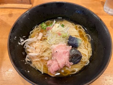 限定】まぐろ節と焼きあごの冷しそば』焼きあご塩らー麺 たかはし 銀座店のレビュー ラーメンデータベース