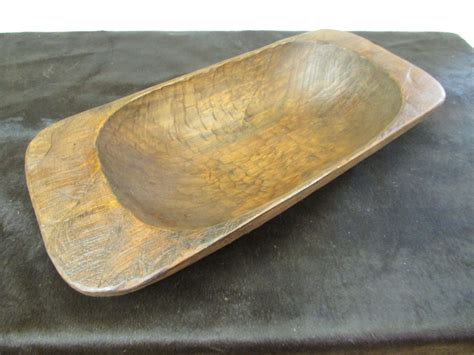 Eurostyle Deep Rustic Wooden Dough Bowl With Handles Batea Wooden