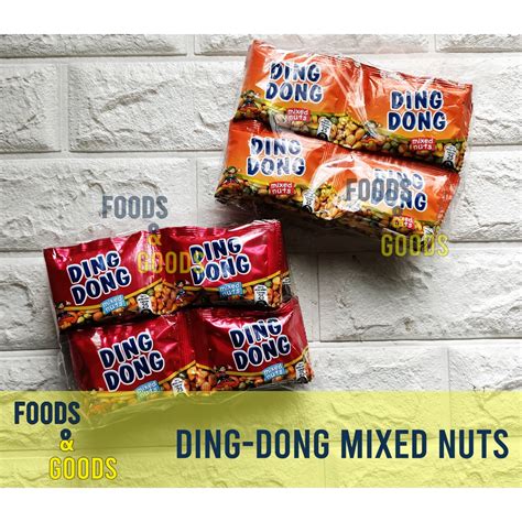 Ding Dong Mixed Nuts Original Flavor Hot And Spicy 20pcs Shopee