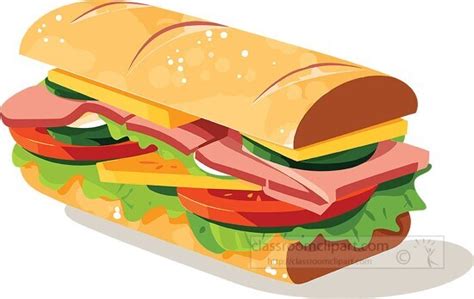 Sub Sandwich Clip Art