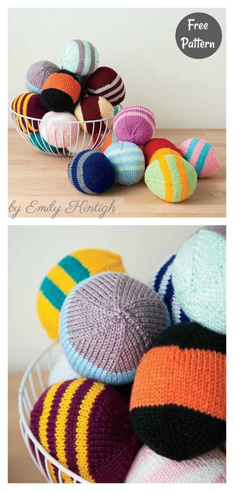 5 Soft Playing Ball Free Knitting Pattern