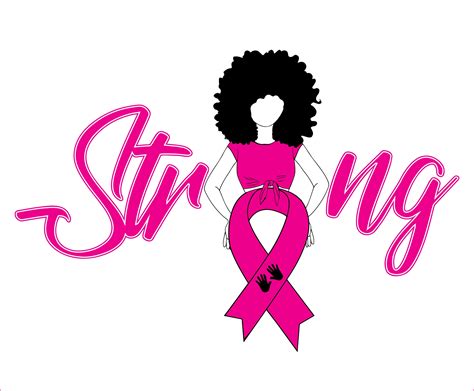 Survivor Svg Pink Ribbon Svg Queen Clipart African American Etsy