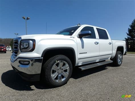 2018 White Frost Tricoat Gmc Sierra 1500 Slt Crew Cab 4wd 126917750