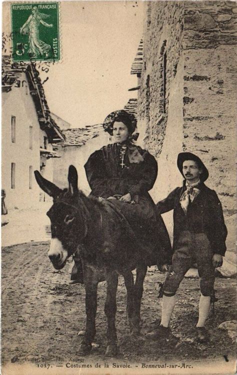 Bonneval sur Arc Costumes de la Savoie Types à Bonneval sur Arc