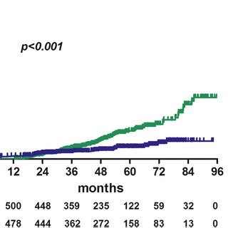 Kaplan Meier Analysis Of The Cumulative Incidence Of The Composite