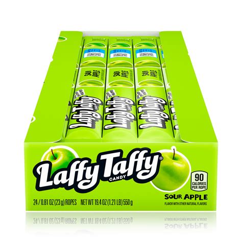 Laffy Taffy Rope Sour Apple 24 Pack United Sweets