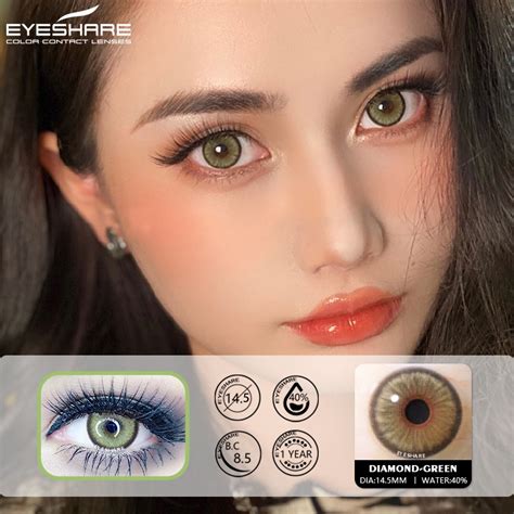 Eyeshare Soft Color Contact Lens Diamond Series Natural No Degree