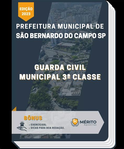 Apostila Guarda Civil Municipal 3ª Classe Prefeitura de São Bernardo do