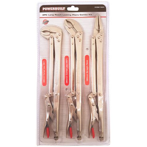 3pc Long Reach Locking Pliers Combo Kit Buy Tools Online