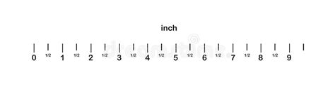 Ruler With Measuring Length Markings In Centimeters On White Background