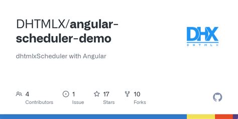 Github Dhtmlx Angular Scheduler Demo Dhtmlxscheduler With Angular