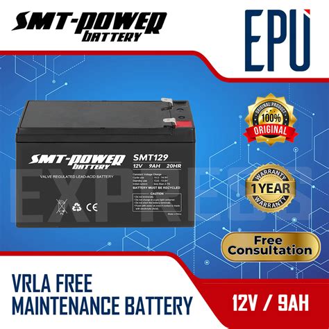 Jual Aki Ups Smt V Ah Baterai Ups Aki Kering Vrla Battery Ups