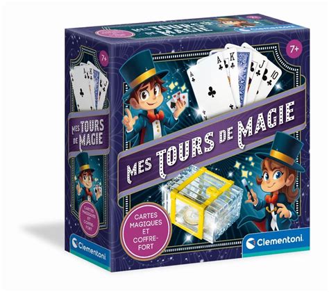 Coffret De Magie Clementoni Cartes Magiques Et Coffre Fort Coffret De