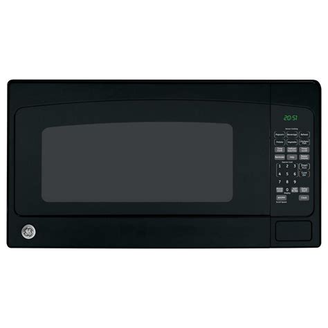 Ge 20 Cu Ft Countertop Microwave In Black Jes2051dnbb The Home Depot