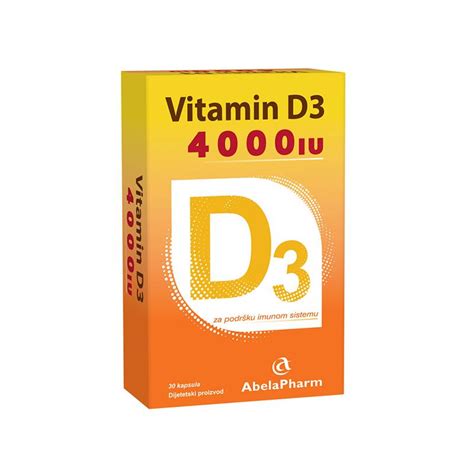 Vitamin D3 4000 IU 30 Kapsula