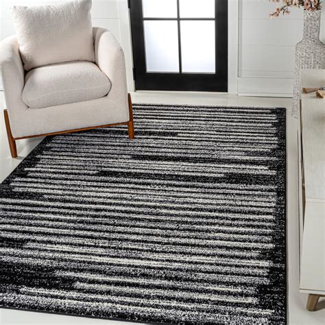 Jonathan Y Moh F Khalil Modern Berber Stripe Area Rug Contemporary