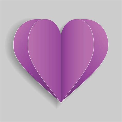 Paper Cut Heart Valentines Day Abstract Background 3440901 Vector