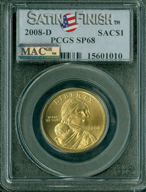 D Sacajawea Dollar Pcgs Sp Pq Mac Spotless Ebay