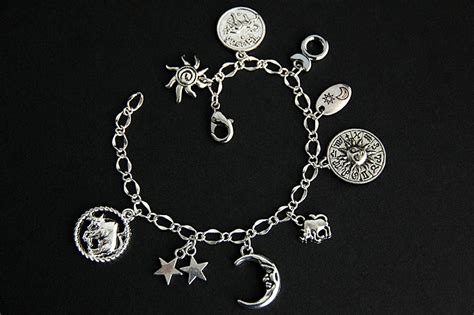 Taurus Bracelet. Taurus Charm Bracelet. Zodiac Bracelet. Sun - Etsy